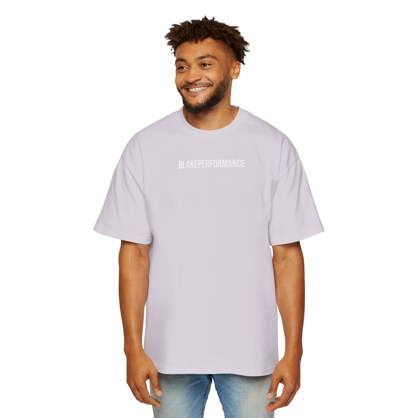 Men's Oversized Tee - pink cotton